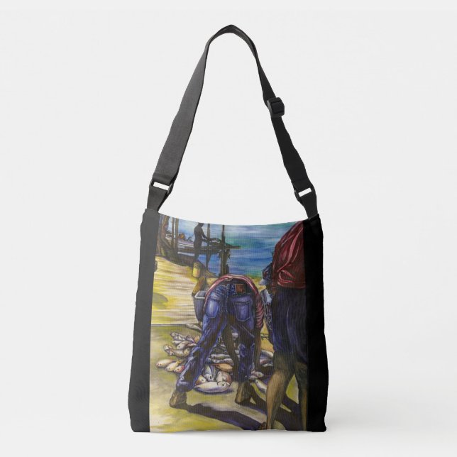 Morning's Catch, Harbor Island Crossbody Bag (Front)