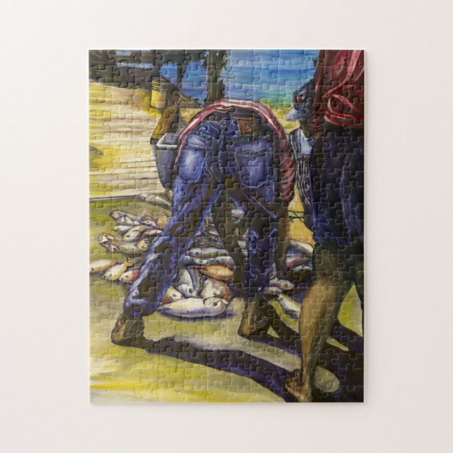 Morning's Catch, Harbor Island Jigsaw Puzzle (Vertical)