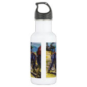 Morning's Catch, Harbor Island Water Bottle (Back)