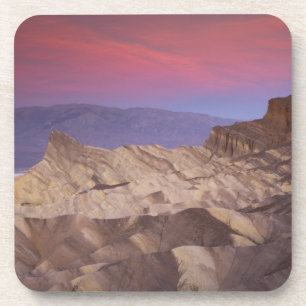 Mornings first light on  Zabriskie Point and 2 Beverage Coaster