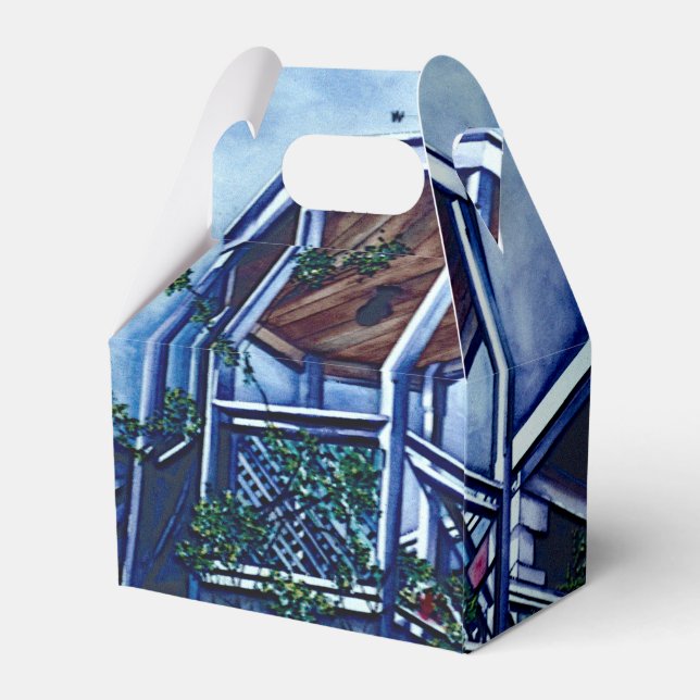 Morning's Light, Harbor Island, Bahamas Favor Boxes (Back Side)