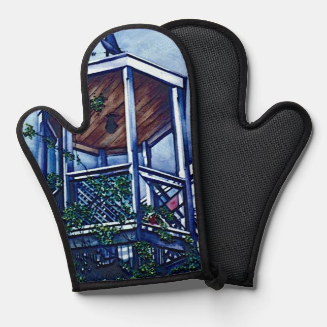 Morning's Light, Harbor Island Oven Mitt (Front/Back)