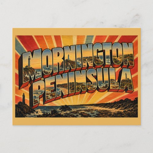 Mornington Peninsula Victoria Australia Coastal Ar Postcard