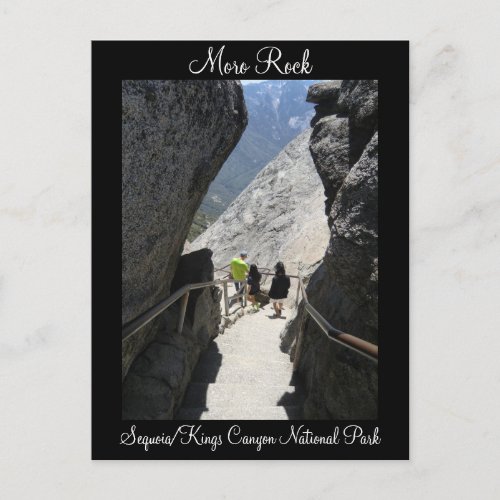 Moro Rock Sequoia National Park Postcard