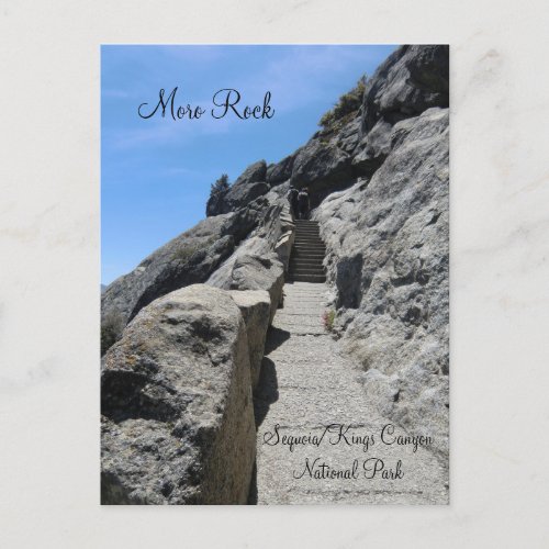 Moro Rock Sequoia National Park Postcard