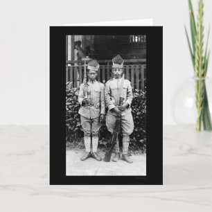 Moro Soldiers Philippines 1909 Card