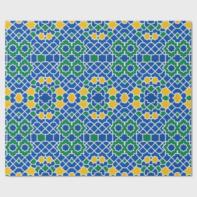 morocan zelij wrapping paper (Flat)