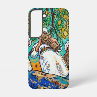 Moroccan Ahwash Amazigh Folk Art Print Samsung Galaxy S22 Case