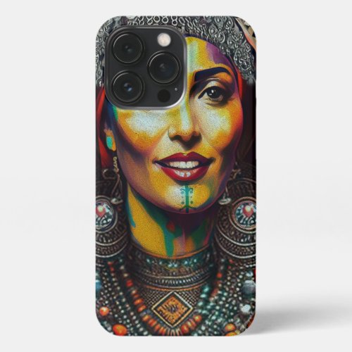 Moroccan Amazigh Beauty V2 iPhone 13 Pro Case