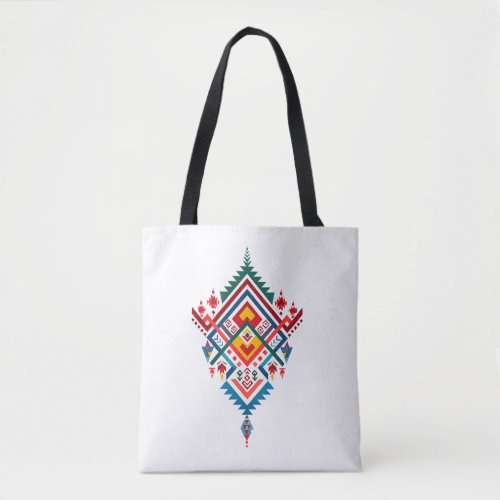 Moroccan Amazigh Geometric Pattern | Traditional B Tote Bag