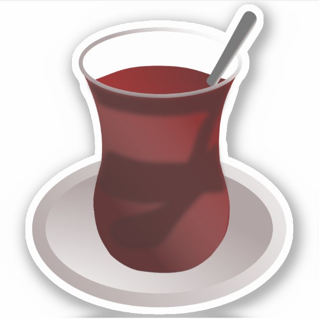 Moroccan Arab Middle Eastern Tea Sticker (Front)