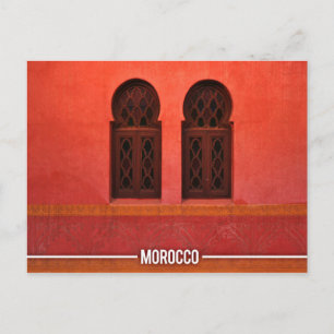 Moroccan Architecture, Marrakesh City Morocco Postcard