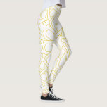 Moroccan art design in gold color leggings<br><div class="desc">Moroccan art lovers and anyone who loves the art nostalgia.</div>