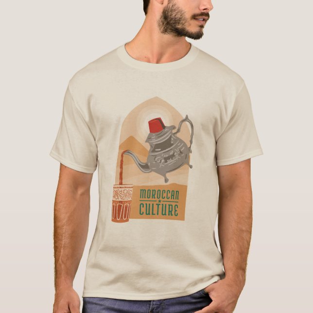 Moroccan barad tea t-shirt (Front)