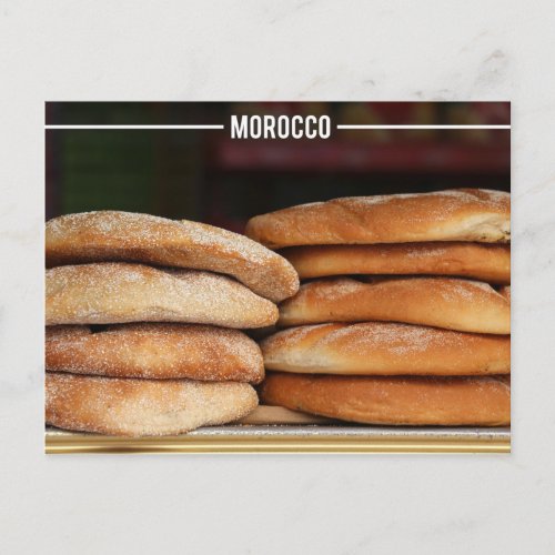 Moroccan Bread _ Khobz Kesra Morocco Postcard