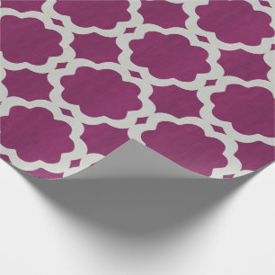 Moroccan Burgundy Wrapping Paper