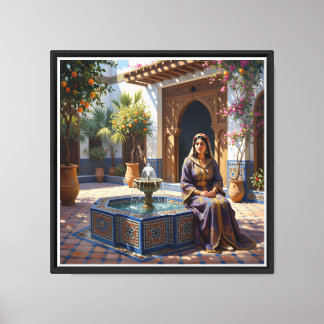 Moroccan Courtyard Art Print