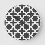 Moroccan Days Round Clock at Zazzle