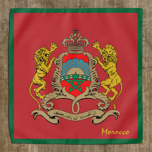 Moroccan Flag bandana, Morocco fashion /sports Bandana