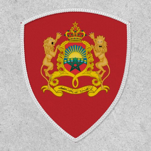 Moroccan Flag  Coat of Arms Flag of Morocco Patch