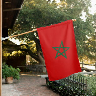 Moroccan Flag Kingdom Morocco Nation Casablanca