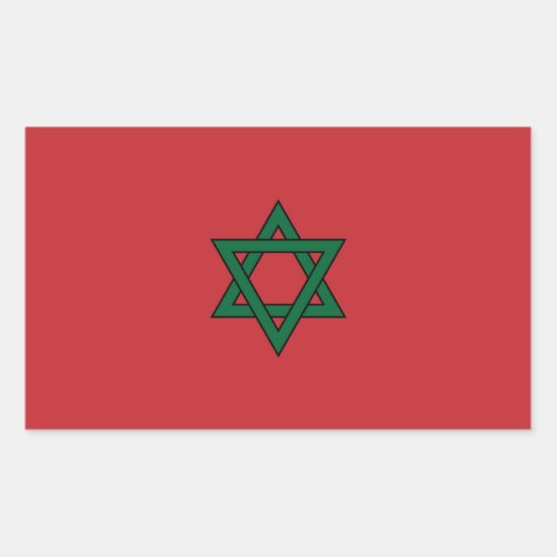 Moroccan flag Stickers