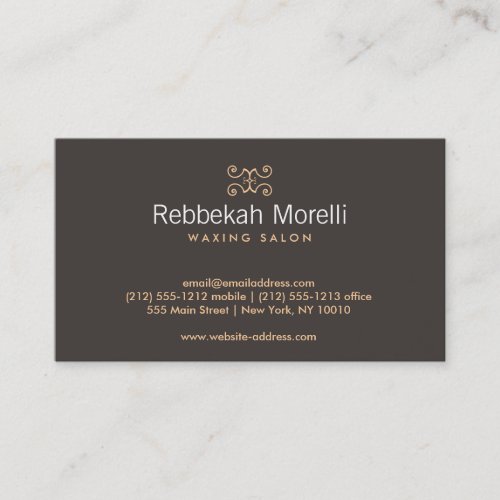MOROCCAN FLOURISH in WARMTH Business Card
