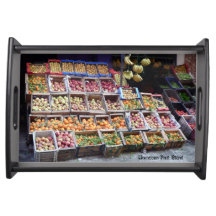 Moroccan Fruit Stand Serving Tray