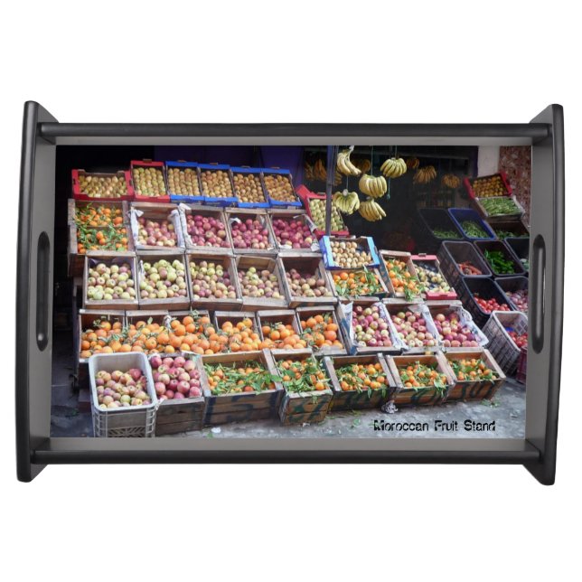 Moroccan Fruit Stand Serving Tray (Front)