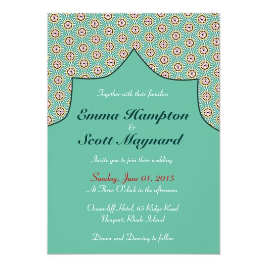 Moroccan Wedding Invitations 9