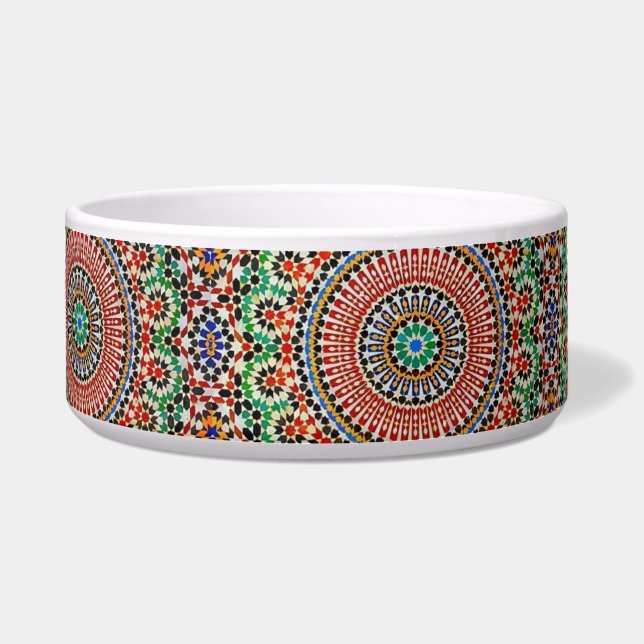 Moroccan Geometric Pattern  Bowl (Front)