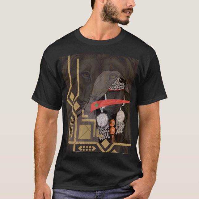 Moroccan Heritage: Traditional Elegance T-Shirt (Front)