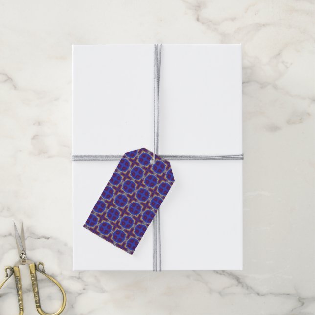 Moroccan kaleidoscope gift tags (With Twine)