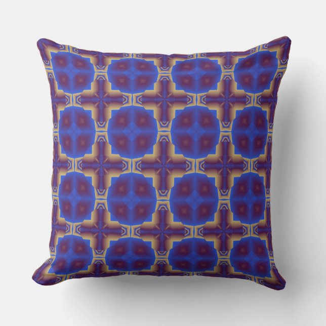 Moroccan kaleidoscope pillow (Front)