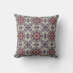 Moroccan Mandala Tile Adjustable Pattern Accent Throw Pillow