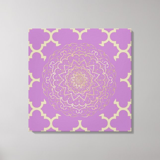 Moroccan Mandala - Wrapped Canvas Print (Front)