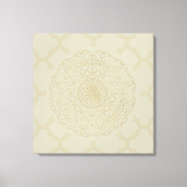 Moroccan Mandala - Wrapped Canvas Print (Front)