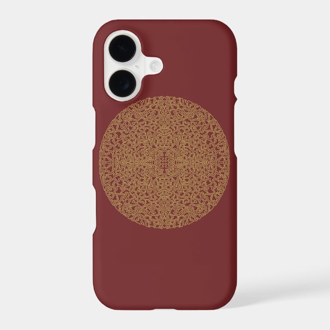 Moroccan Medallion Iphone Case (Back)
