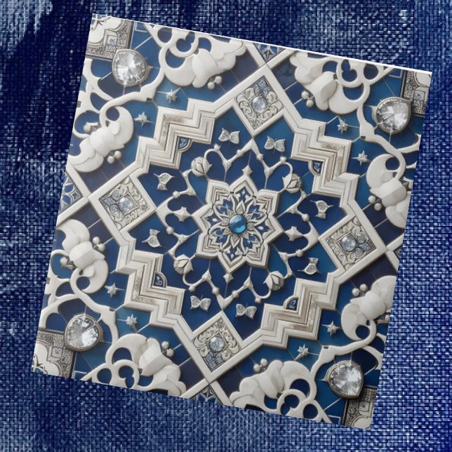 Moroccan Mediterranean Faux Diamond Tile Pattern (Creator Uploaded)