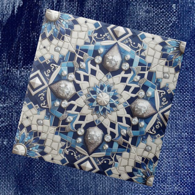 Moroccan Mediterranean Faux Diamond Tile Pattern (Creator Uploaded)