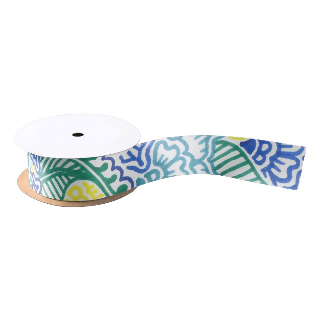 Moroccan Mint Satin Ribbon (Spool)
