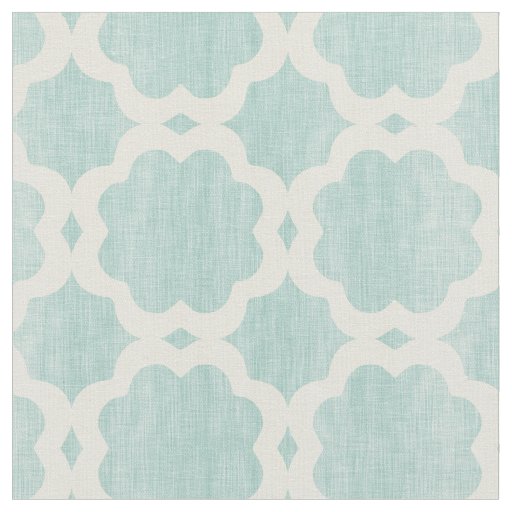 Moroccan Mint Tiles Fabric