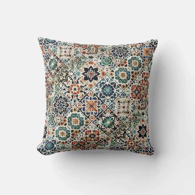 Moroccan Mixology  Throw Pillow (Front)