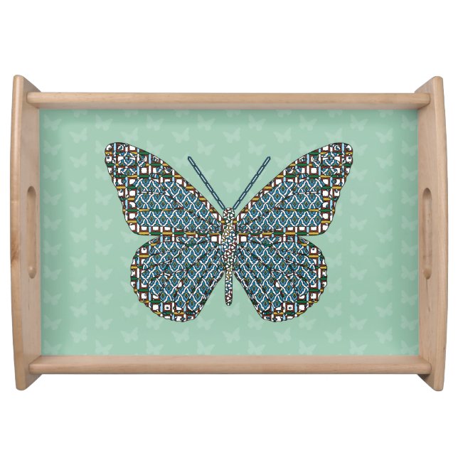 Moroccan Monarch Serving Tray (Front)
