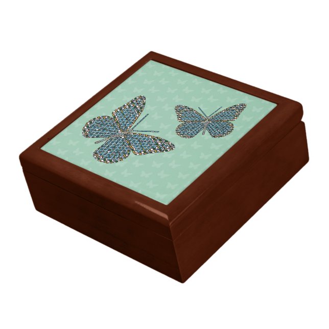 Moroccan Monarch Tile Box (Side)
