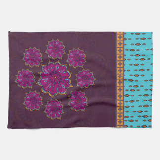 Moroccan Moonflower #1 Kitchen Towel