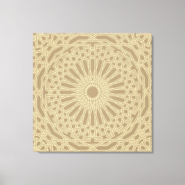 Moroccan Mosaic | Customizable Canvas (Front)