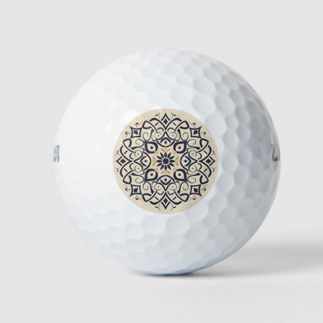 moroccan mosaic golf balls (Front)