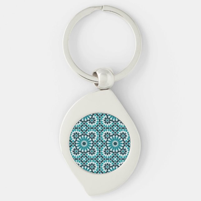 moroccan mosaic keychain (Front)
