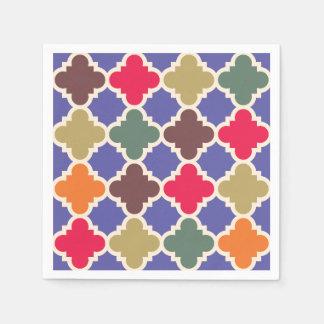 Moroccan Mosaic Pattern Napkins